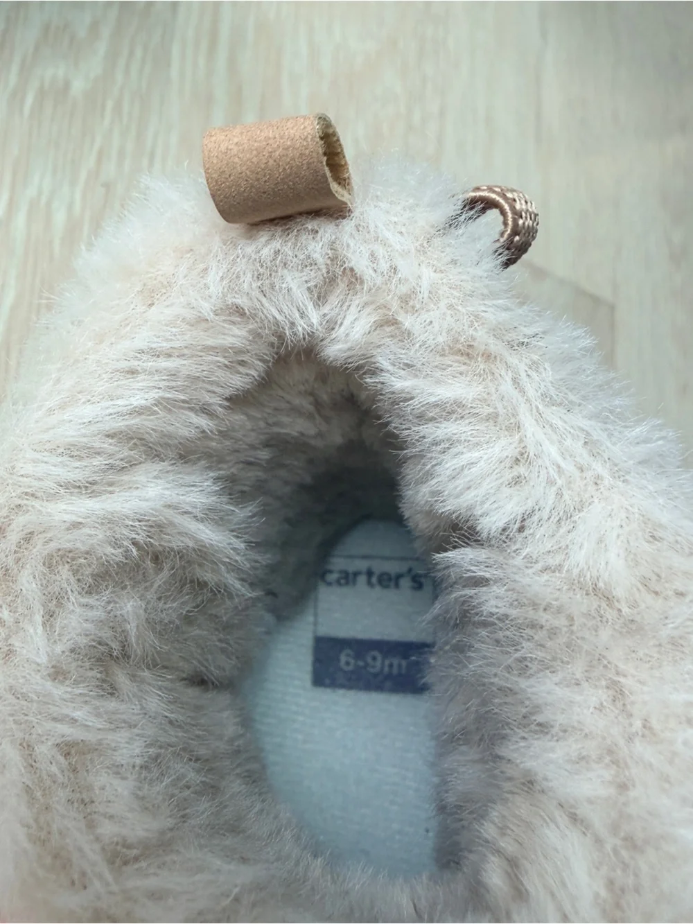 Carter’s Baby Girl Teddy Fleece Boot - Brown - 6-9 Months